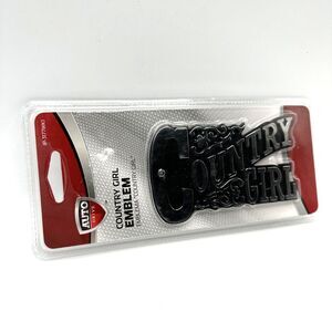 Pilot Automotive Chrome Country Girl Stick-on Decoration Car Emblem NEW SEALED